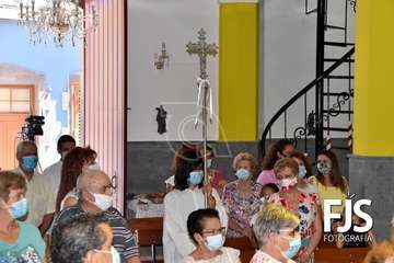  Telde rinde honores a la Virgen de Las Nieves con una solemne misa en Lomo Magullo/Francisco Javier Santana-TA.